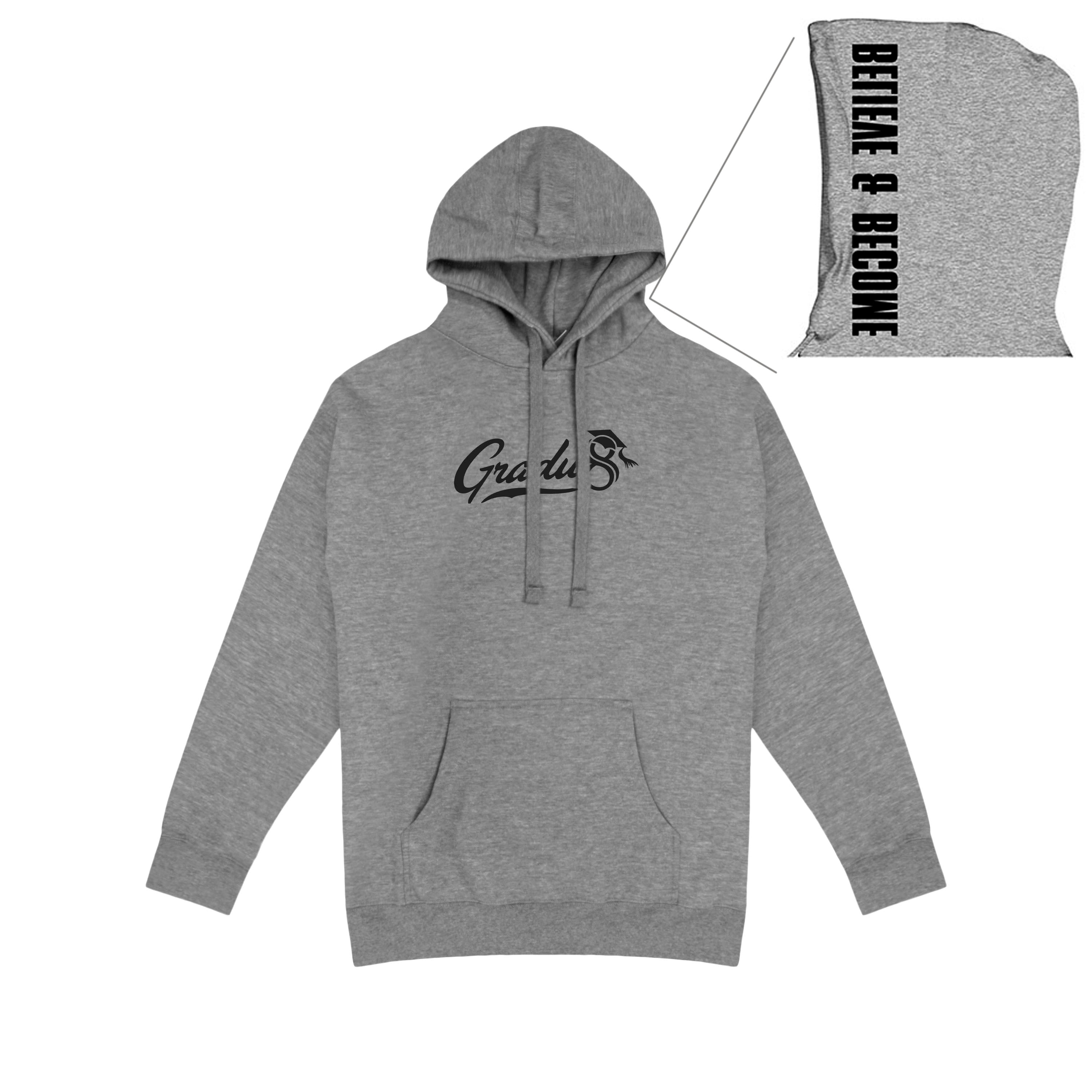 Official Gradu8 Premium Hoodie - Carbon Grey