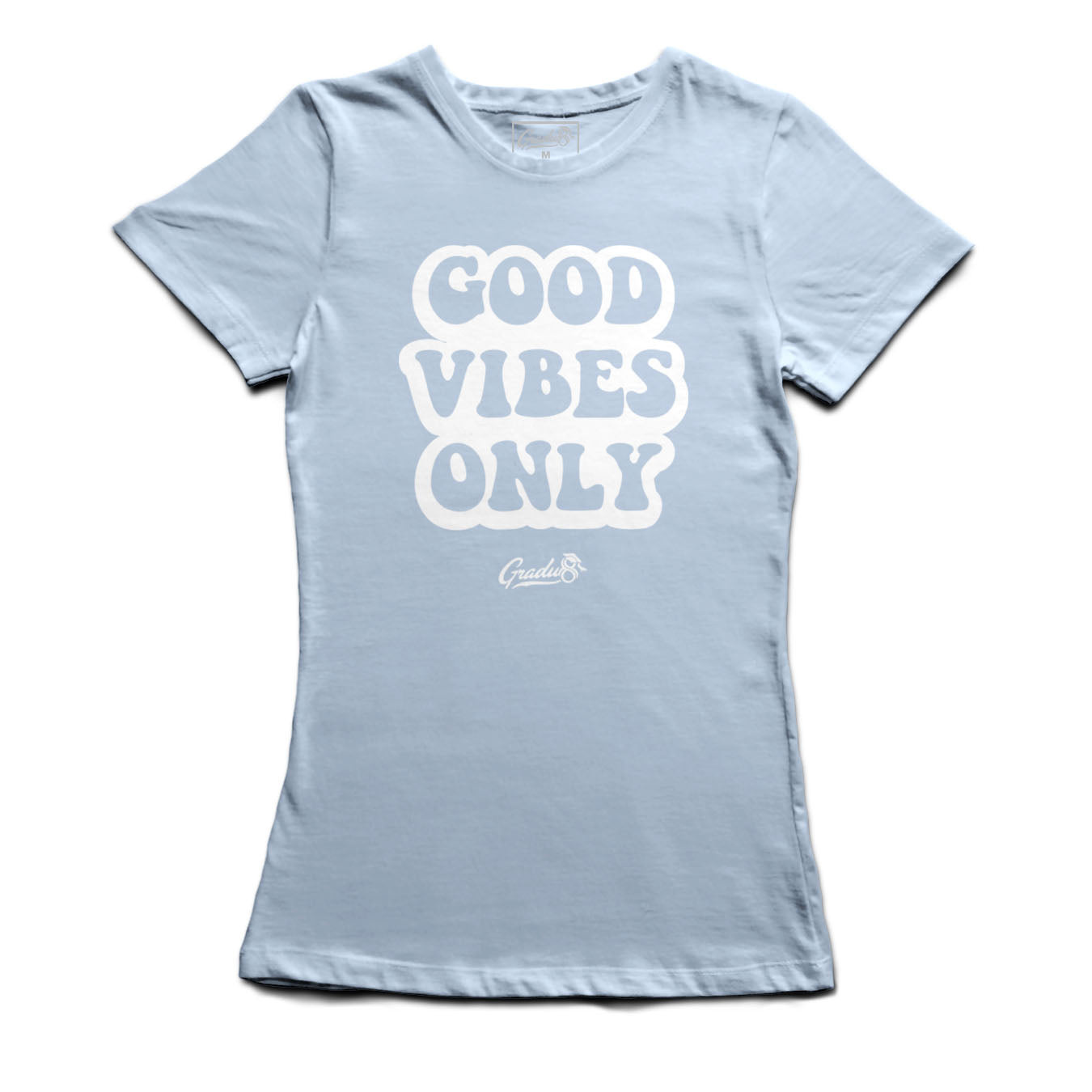 Women's Good Vibes T-shirt - Light Blue