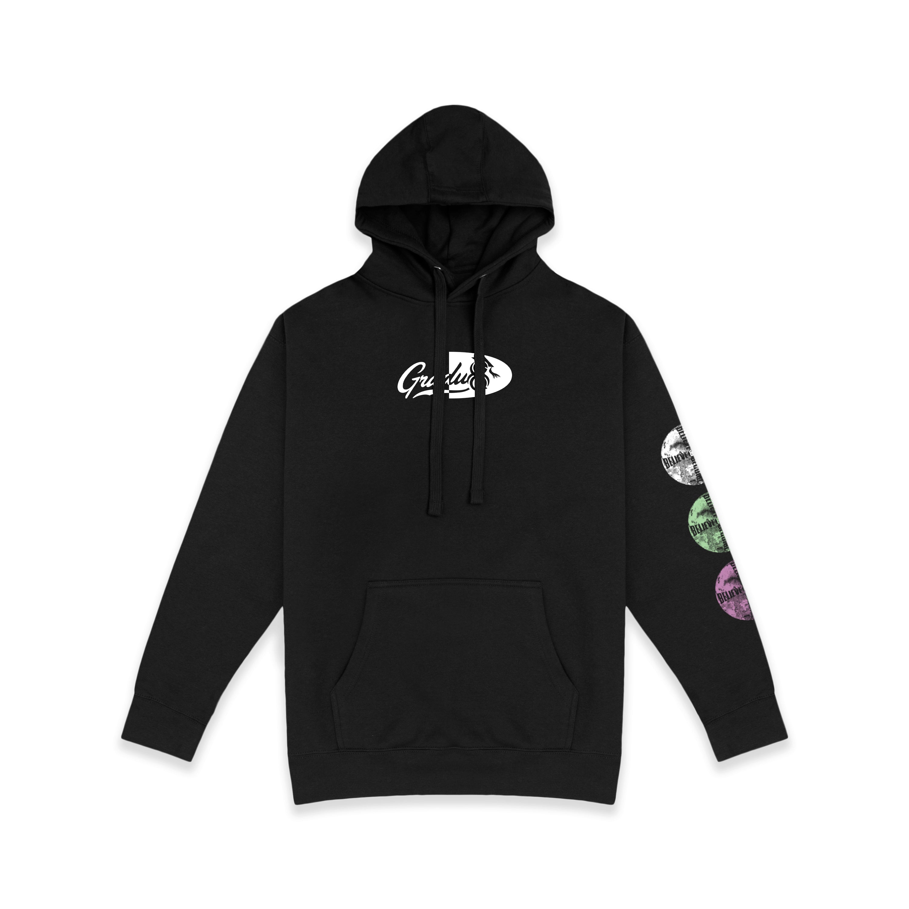 Gradu8 BnB Cross Premium Hoodie - Black