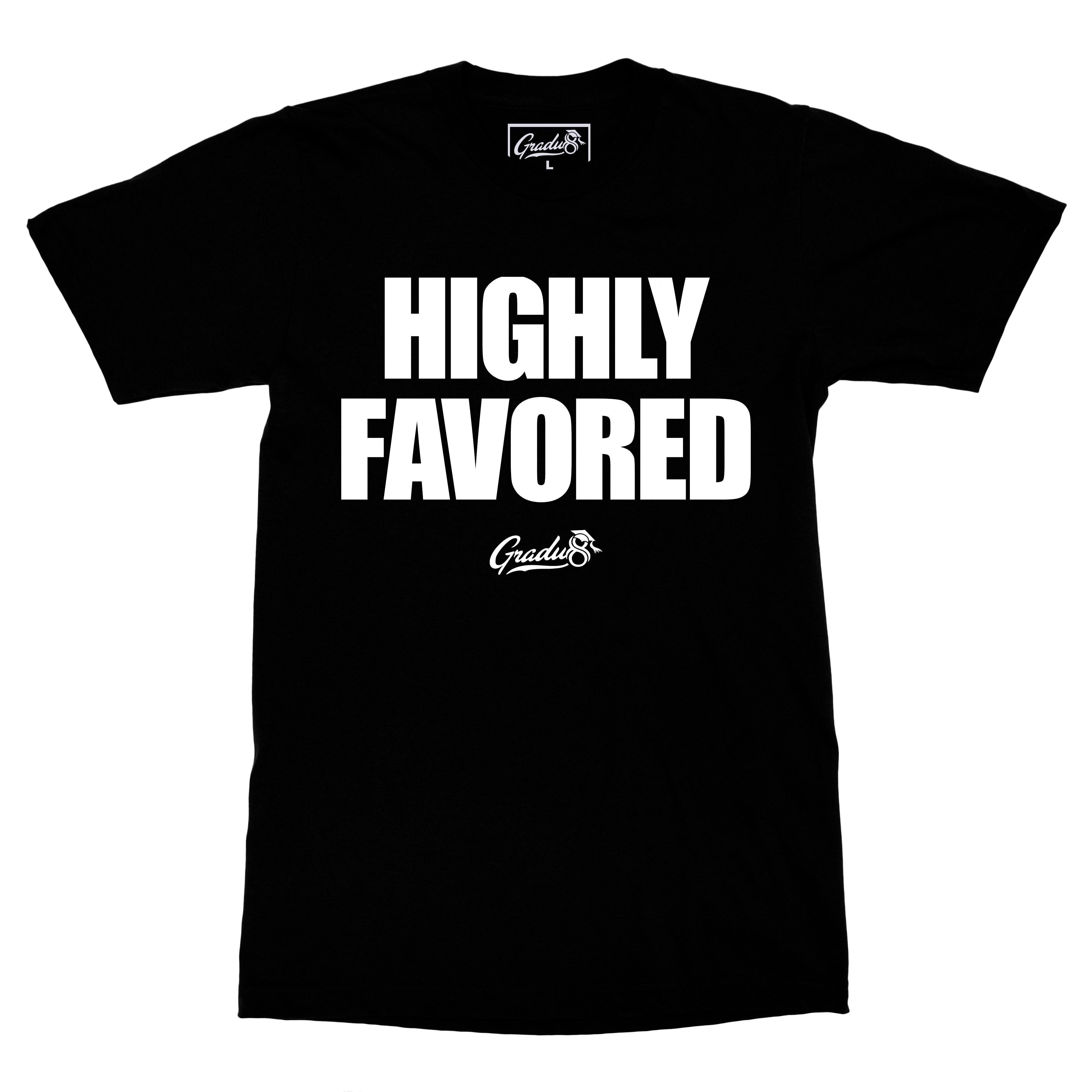 Highly Favored Premium T-shirt - Black