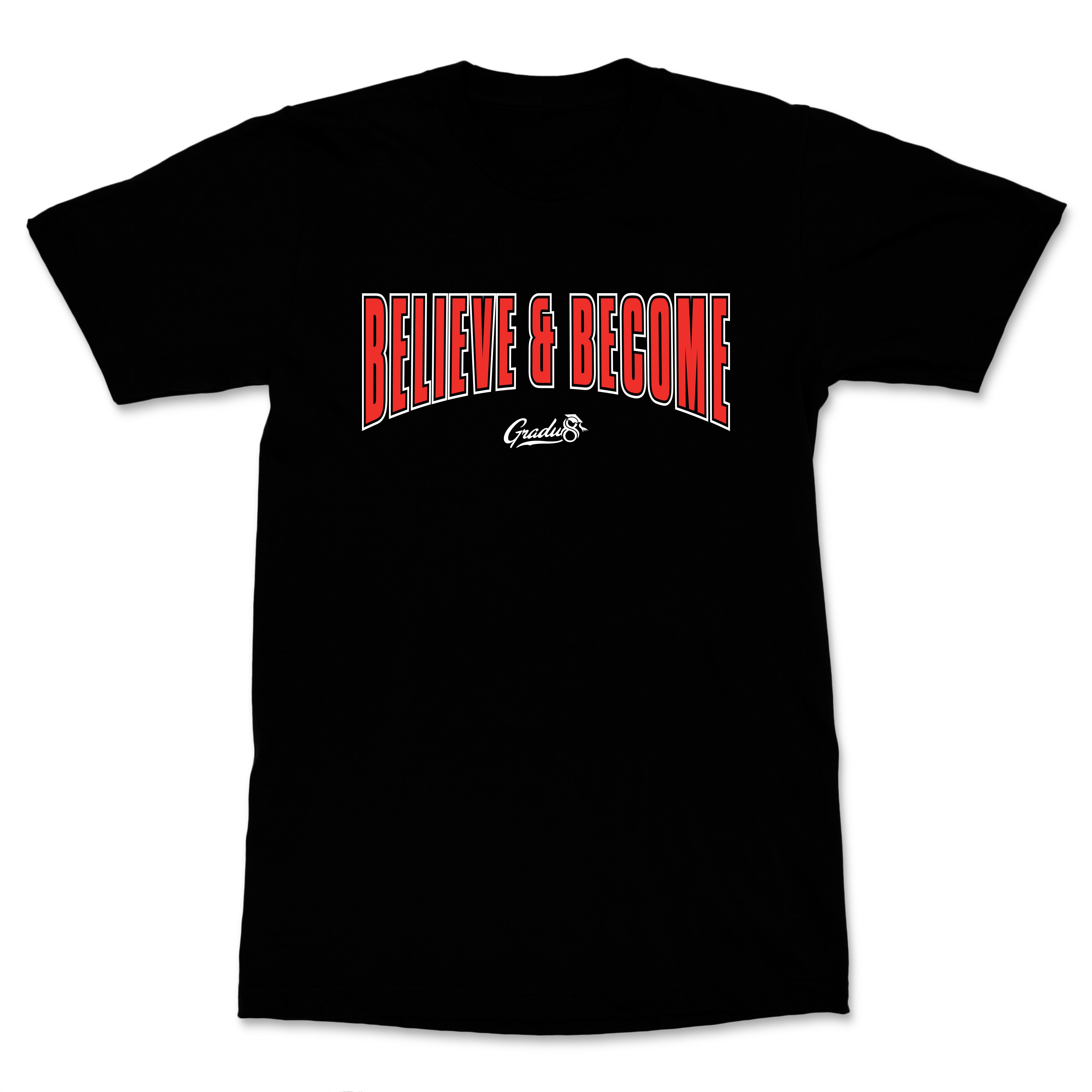 BELIEVE & BECOME Arch Premium T-Shirt - Black