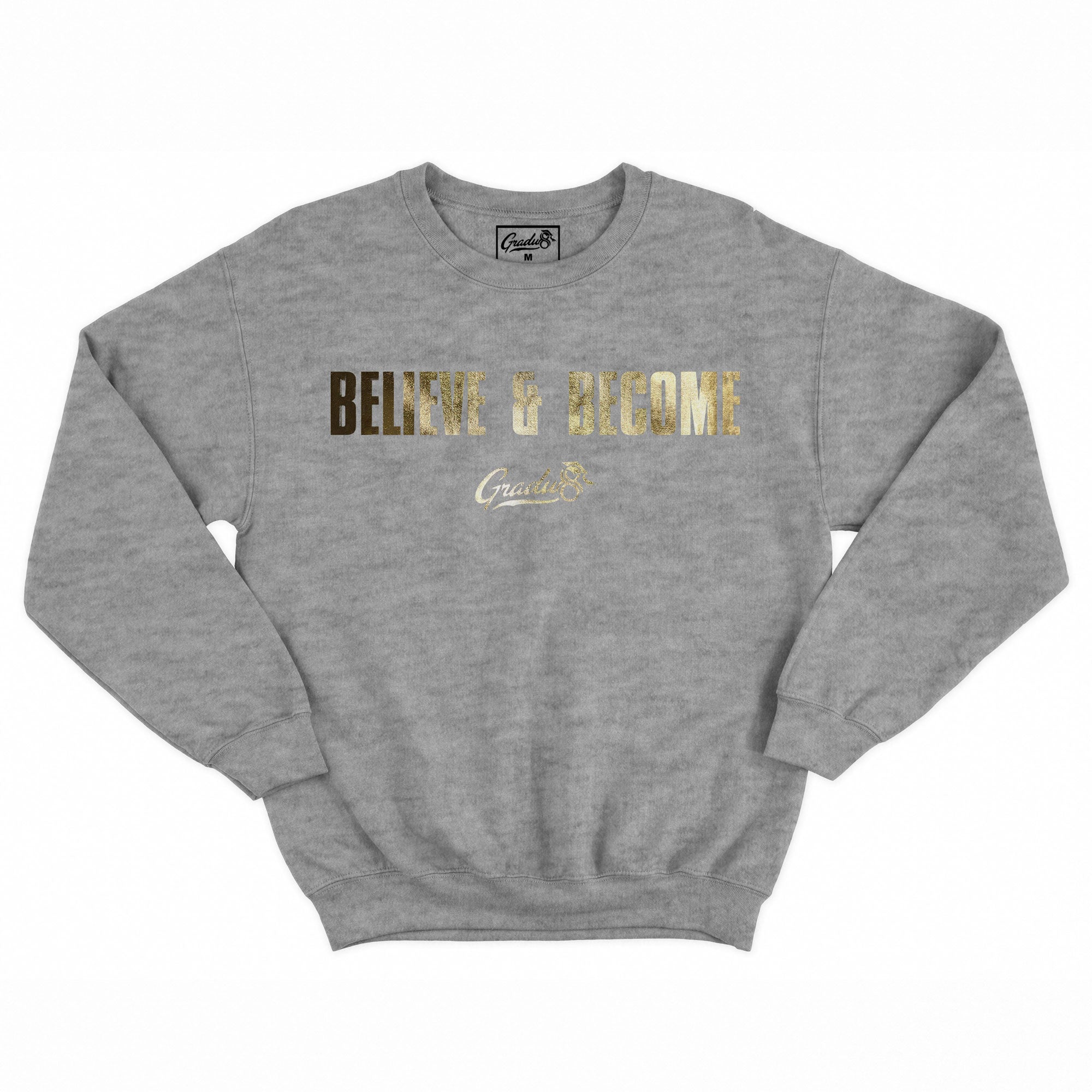 Official Believe & Become Premium Sweatshirt - Carbon Grey