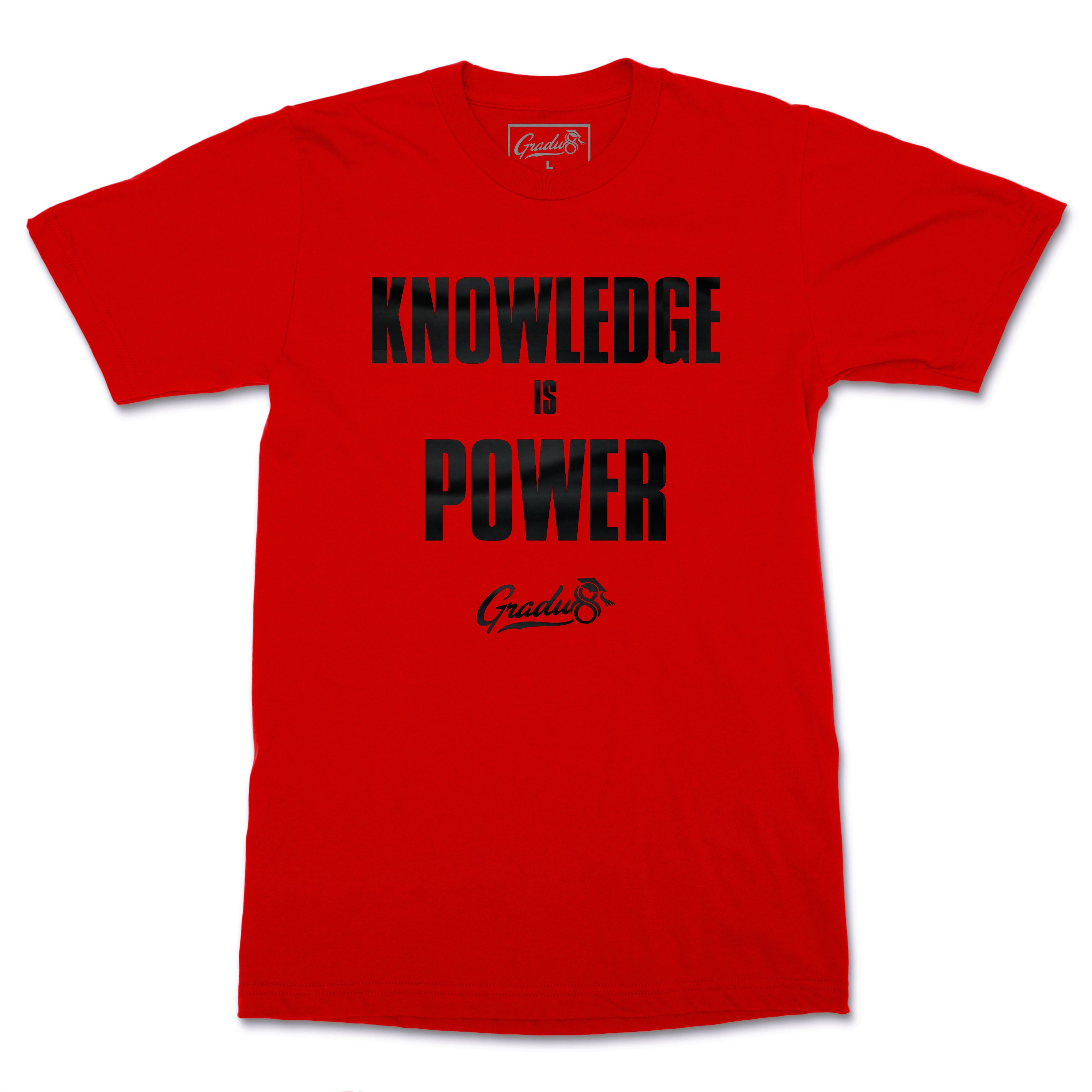 Knowledge Is Power - Red