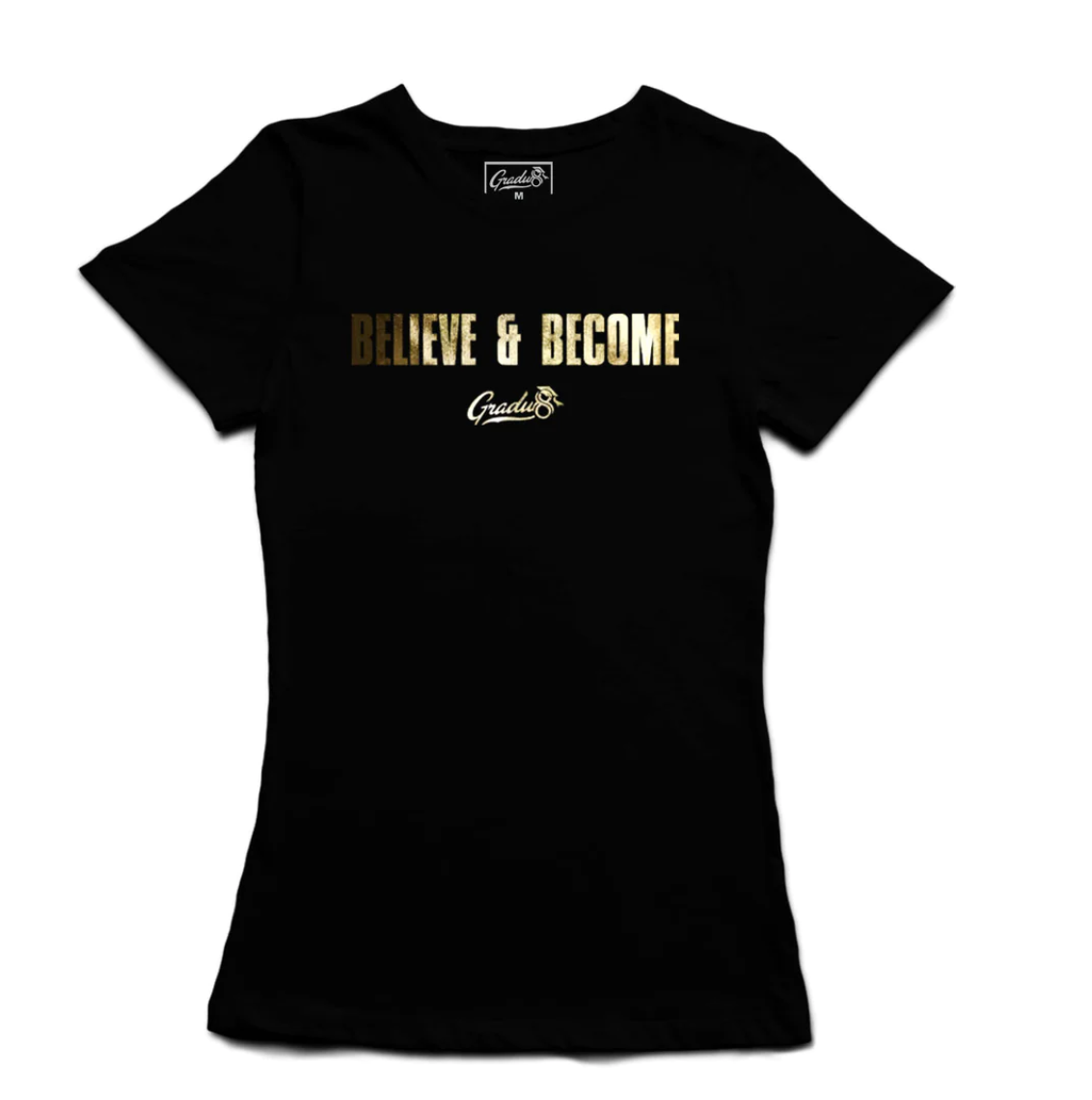 Women's Original Believe & Become T-shirt - Black
