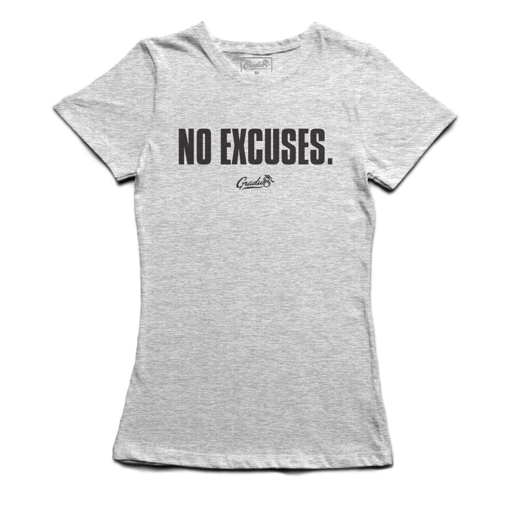 Women's No Excuses Premium T-shirt - Heather Grey