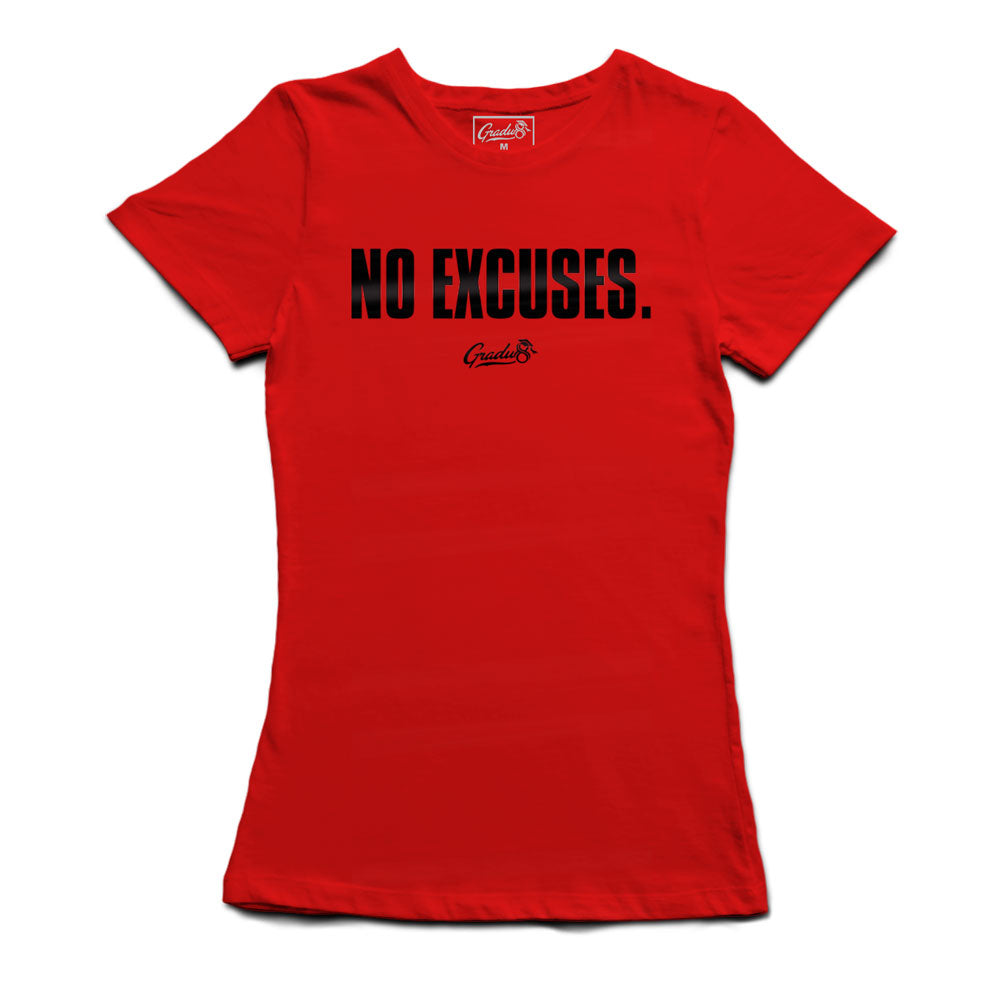 Women's No Excuses Premium T-shirt - Red