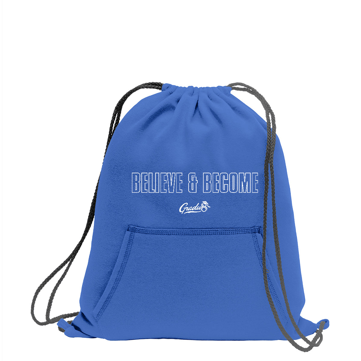Royal Blue Believe And Become Core Fleece Bag