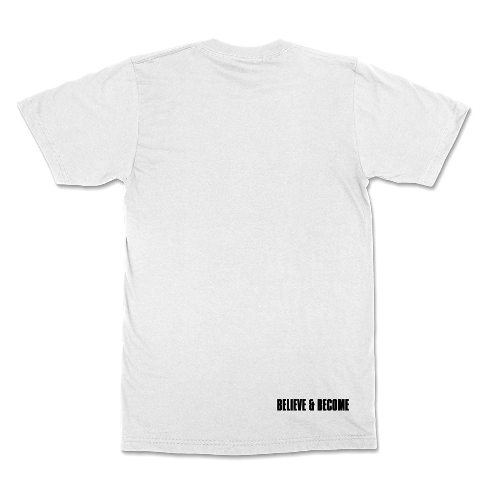 Gradu8 Script logo T-shirt - White