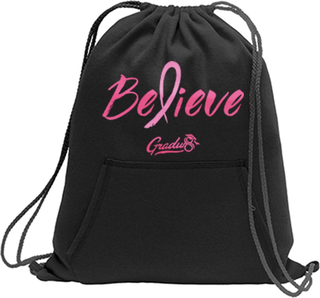 Believe: Women's Breast Cancer Awareness Limited Edition Set, T-shirt and Core Fleece Bag