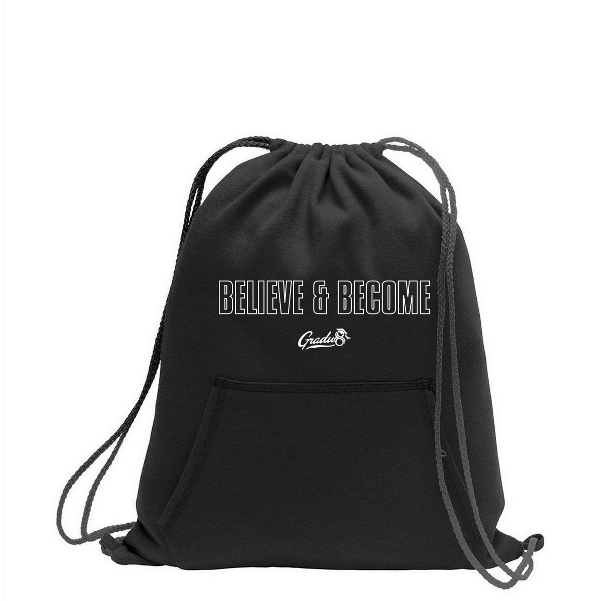 Black Believe And Become Core Fleece Bag