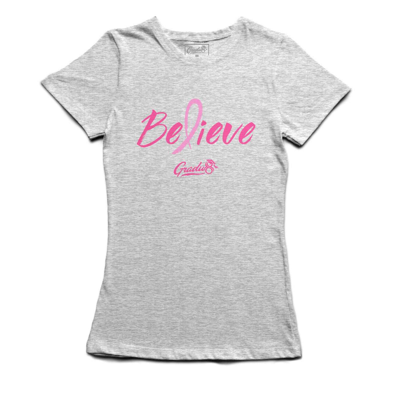 Believe: Women's Breast Cancer Awareness Limited Edition Set, T-shirt and Core Fleece Bag